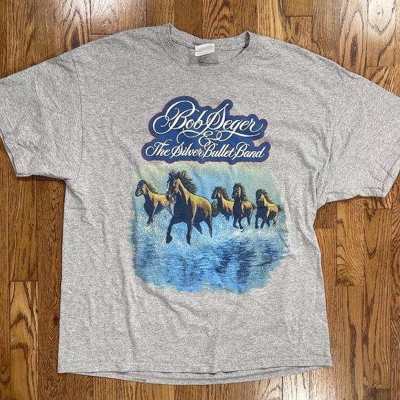 Hanes Other - Vintage 2000s Bob Seger & The Silver Bullet Band Gray T Shirt Men’s XL